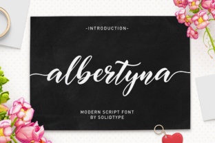 Albertyna: A Stylish Script Font