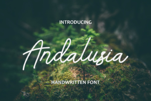 Andalusia Font: A Handwritten Monoline Typeface for Real Branding Work