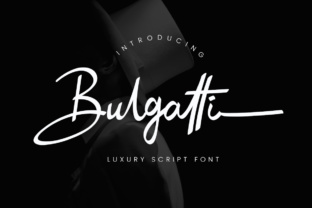 Bulgatti: A Luxurious Script Font