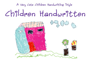 Children Handwritten Font for Creative Projects