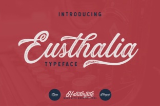 Eusthalia: A Vintage Script Font for Crafters and Sellers