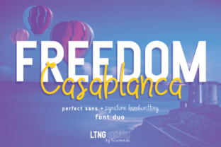 Freedom Casablanca: A Font Duo Built for Scroll-Stopping Campaigns