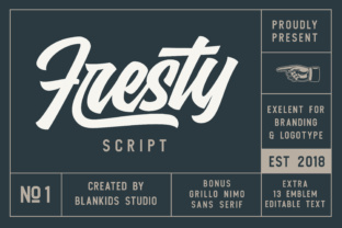 Fresty: A Modern Script Font Built for Digital Branding