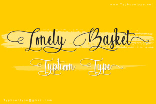 Lonely Basket: A Handwritten Font That Elevates Small Business Branding