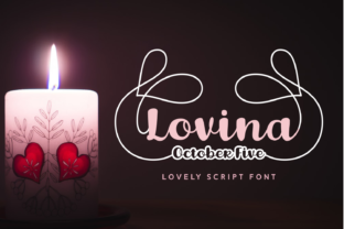 Lovina October Five: A Script Typeface for Modern Web Design