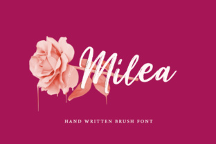 Milea: A Hand-Brushed Script Font for Crafters and Makers