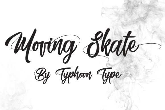 Moving Skate Font: A Handwritten Typeface for Web Designers