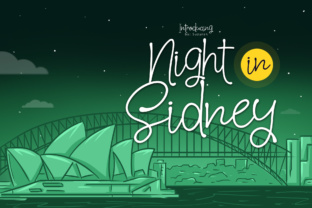 Night in Sidney Font Review: A Script Typeface for Elegant Branding