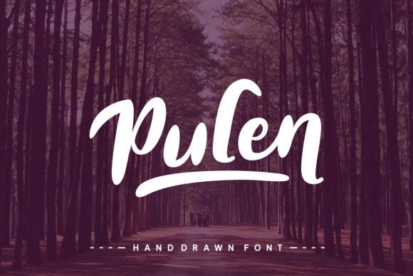 Pulen: A Hand-Drawn Font That Brings Warmth to Editorial Design