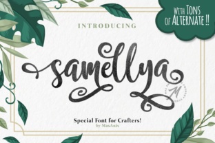 Samellya: A Craft Font That Sharpens Campaign Headlines