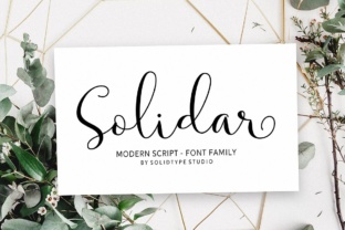 Solidar: A Script Typeface for Impactful Design