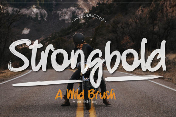 Strongbold Font: A Casual Brush Typeface for Editorial Design