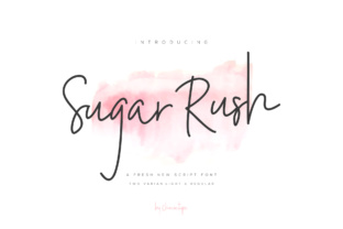 Sugar Rush Font Review: A Handwritten Touch for Editorial Design