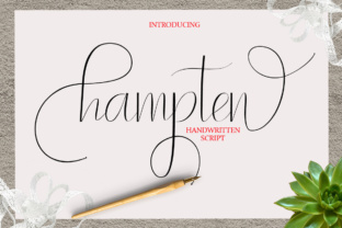 Testing Hampten: A Swashy Script Font for Modern Web Design