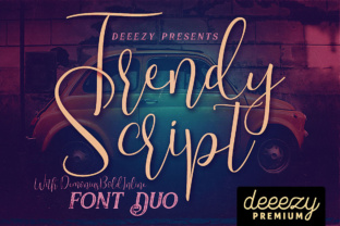 Trendy Font Review: A Script Typeface for Editorial Design