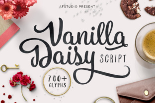 Vanilla Daisy: A Versatile Script Font for Handmade Products and Printables