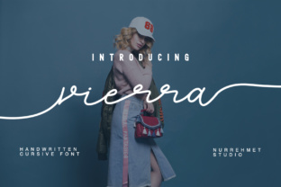 Vierra Font: A Playful Cursive Typeface for Real Branding Work
